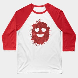 Emoji Laughing Muddy T Shirt Baseball T-Shirt